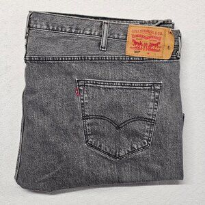 Levi’s 501 Button Fly Jeans Size 54x29 Light Wash Black